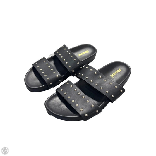 Sandals Flats By Abound In Black, Size: 8
