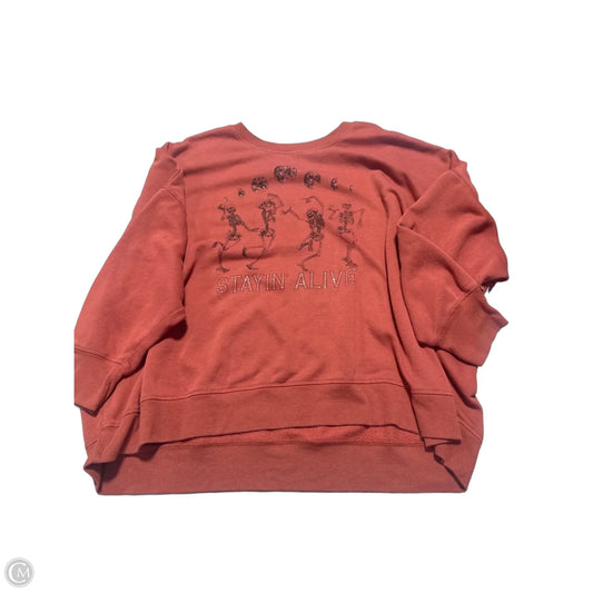 Sweatshirt Crewneck By Maurices In Red, Size: 4x
