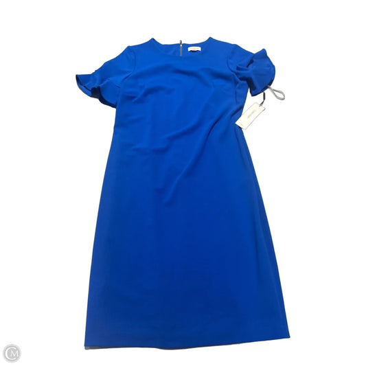 Dress Party Short By Calvin Klein In Blue, Size: 12