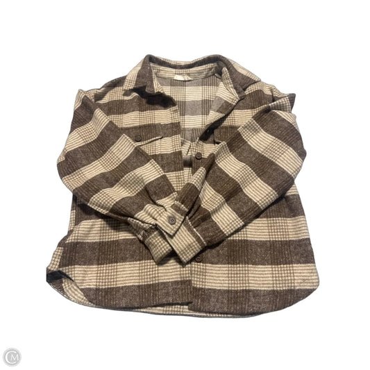 Jacket Fleece By Altard State In Brown, Size: Xs