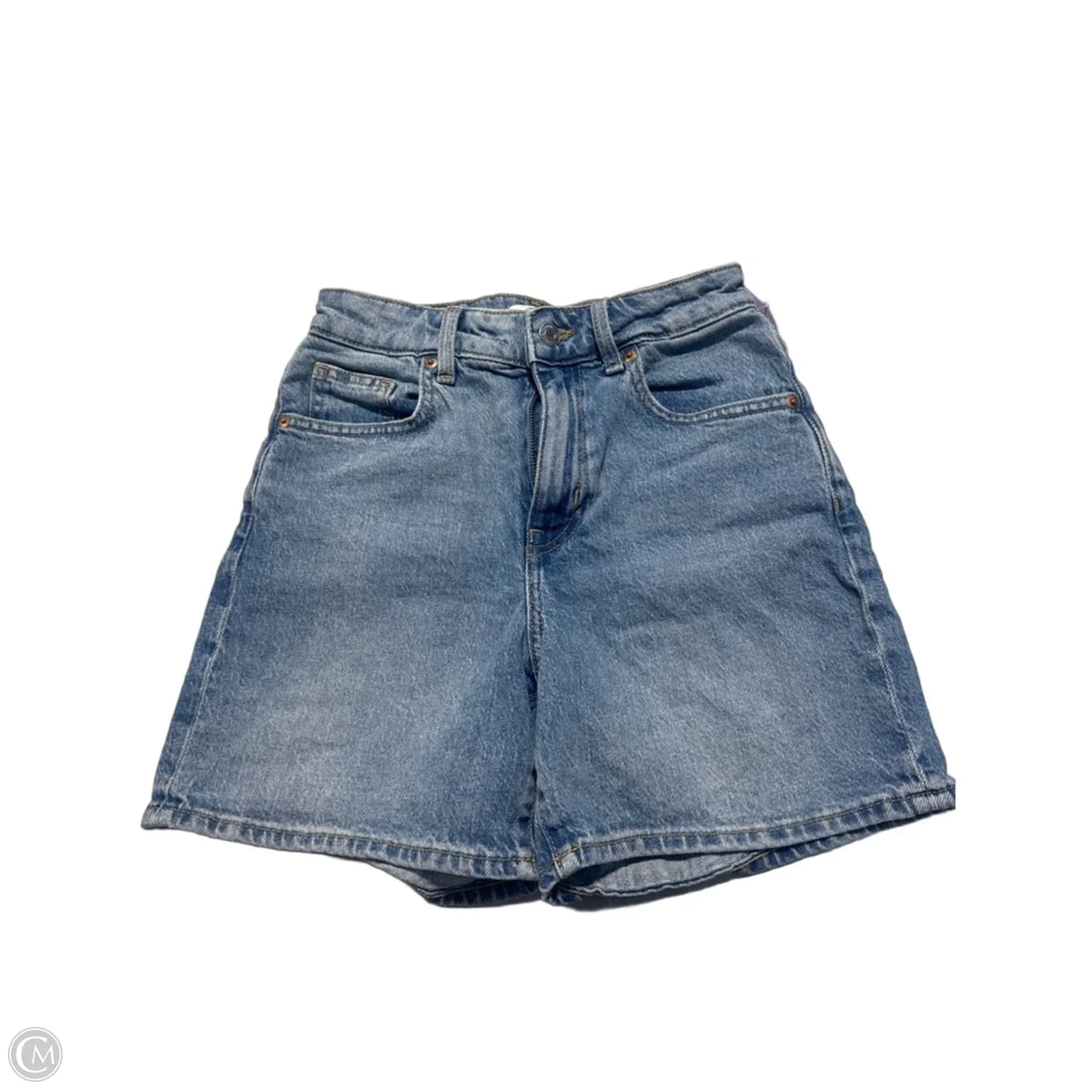 Shorts By H&m In Blue Denim, Size: 2
