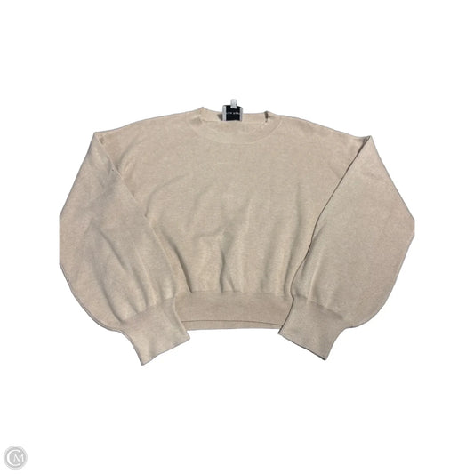 Top 2pc Long Sleeve By Pink Rose In Tan, Size: L
