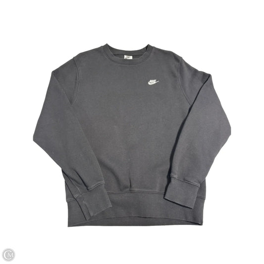 Athletic Sweatshirt Collar By Nike In Black, Size: S
