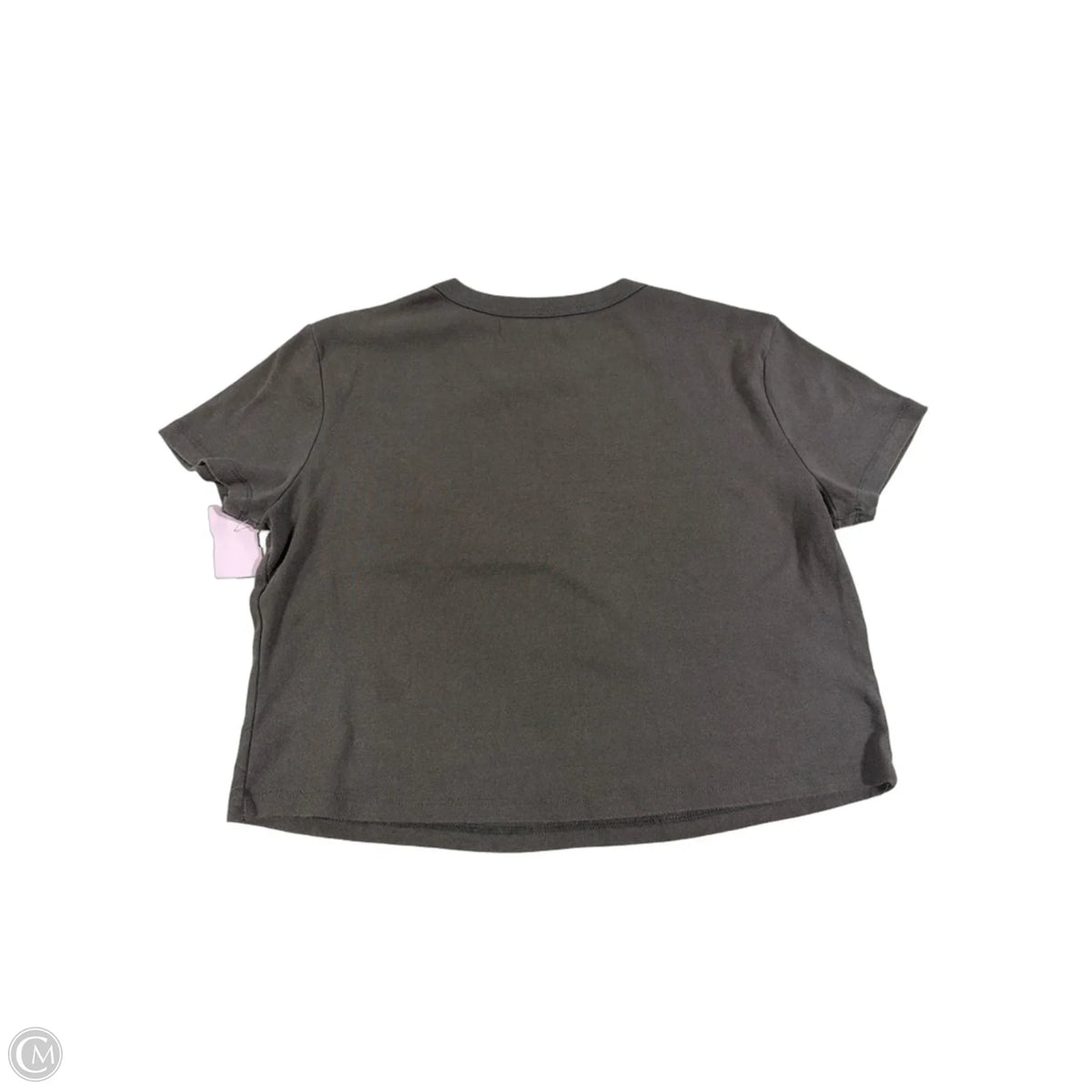 Top Short Sleeve By Cmc In Grey, Size: M
