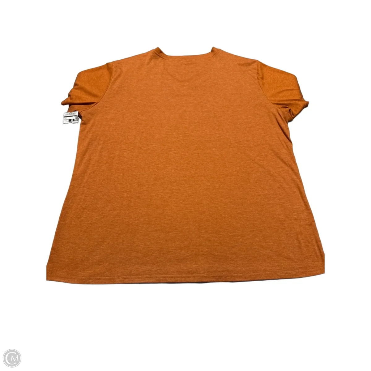 Top Short Sleeve By Cme In Orange, Size: 2x