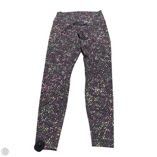 Athletic Leggings By Lululemon In Floral Print, Size: 10