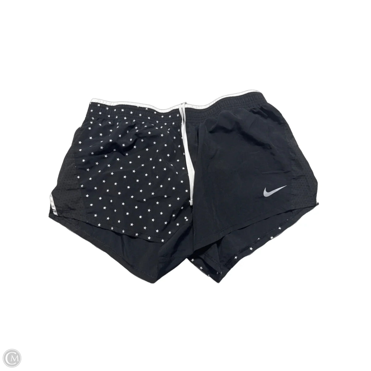 Athletic Shorts By Nike In Black & White, Size: L