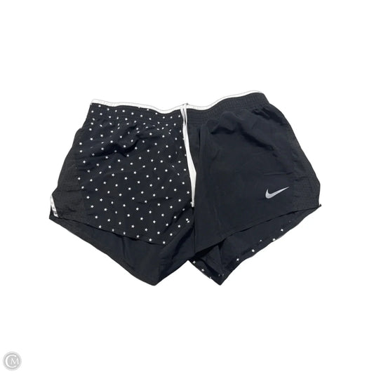Athletic Shorts By Nike In Black & White, Size: L