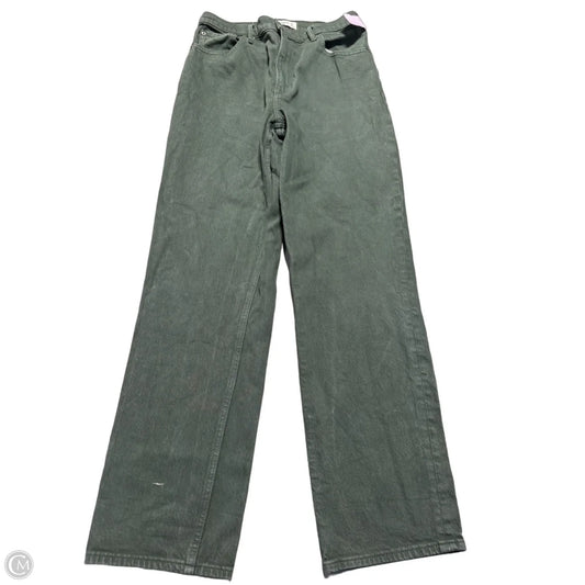 Jeans Straight By Abercrombie And Fitch In Green, Size: 6