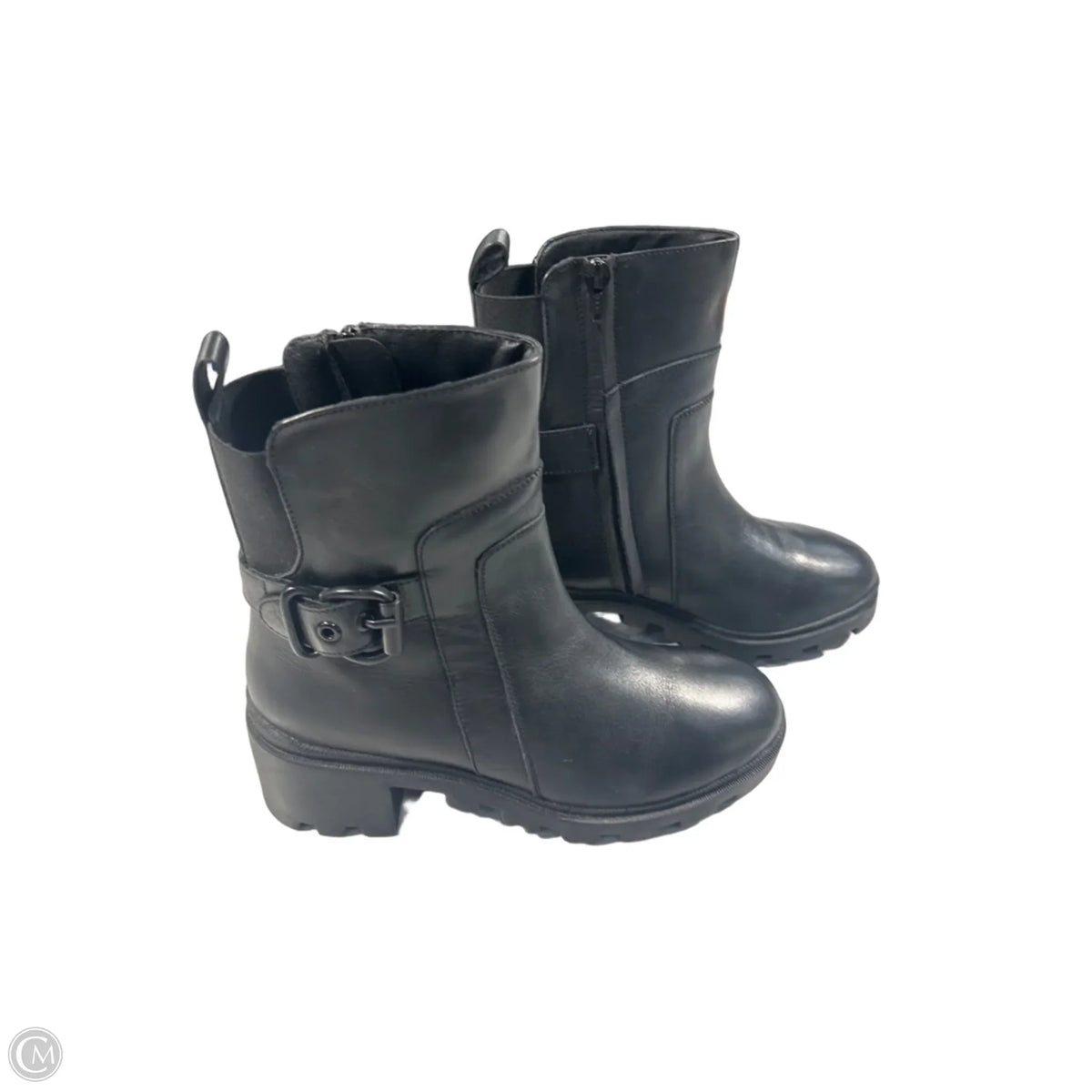Boots Ankle Flats By Cmc In Black, Size: 10
