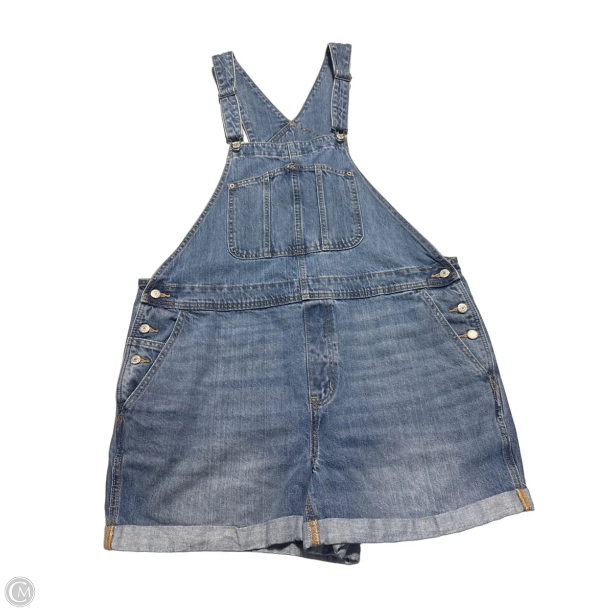 Shortalls By Old Navy In Blue Denim, Size: 2x