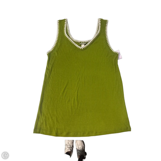 Tank Top By Ava & Viv In Green, Size: 1x