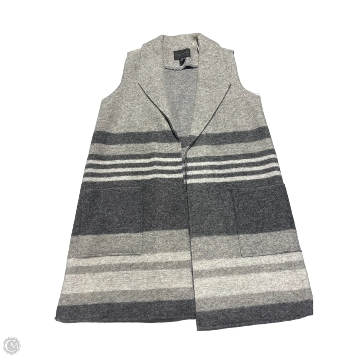 Shawl By Tahari In Grey, Size: L