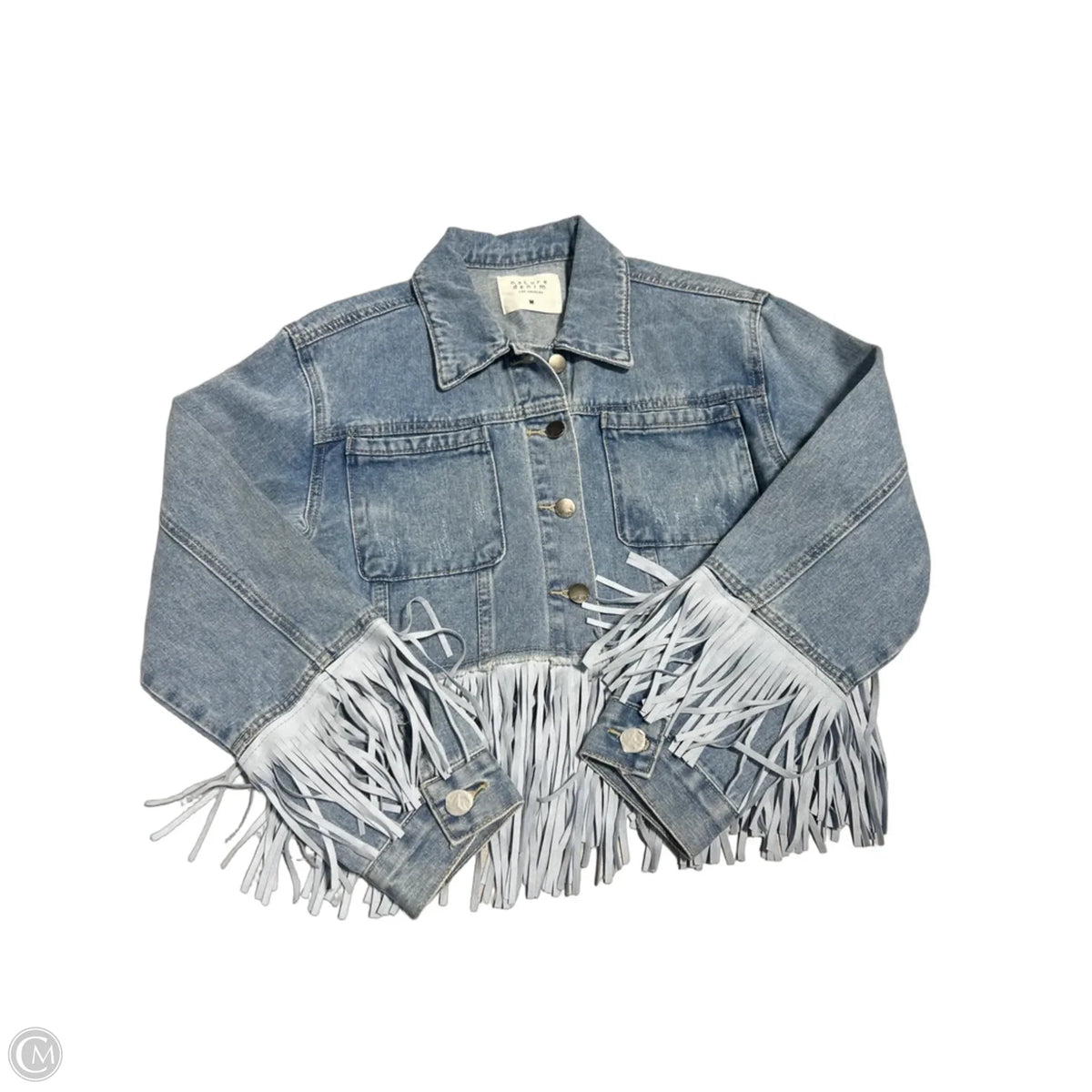 Jacket Denim By Cmc In Blue Denim, Size: M