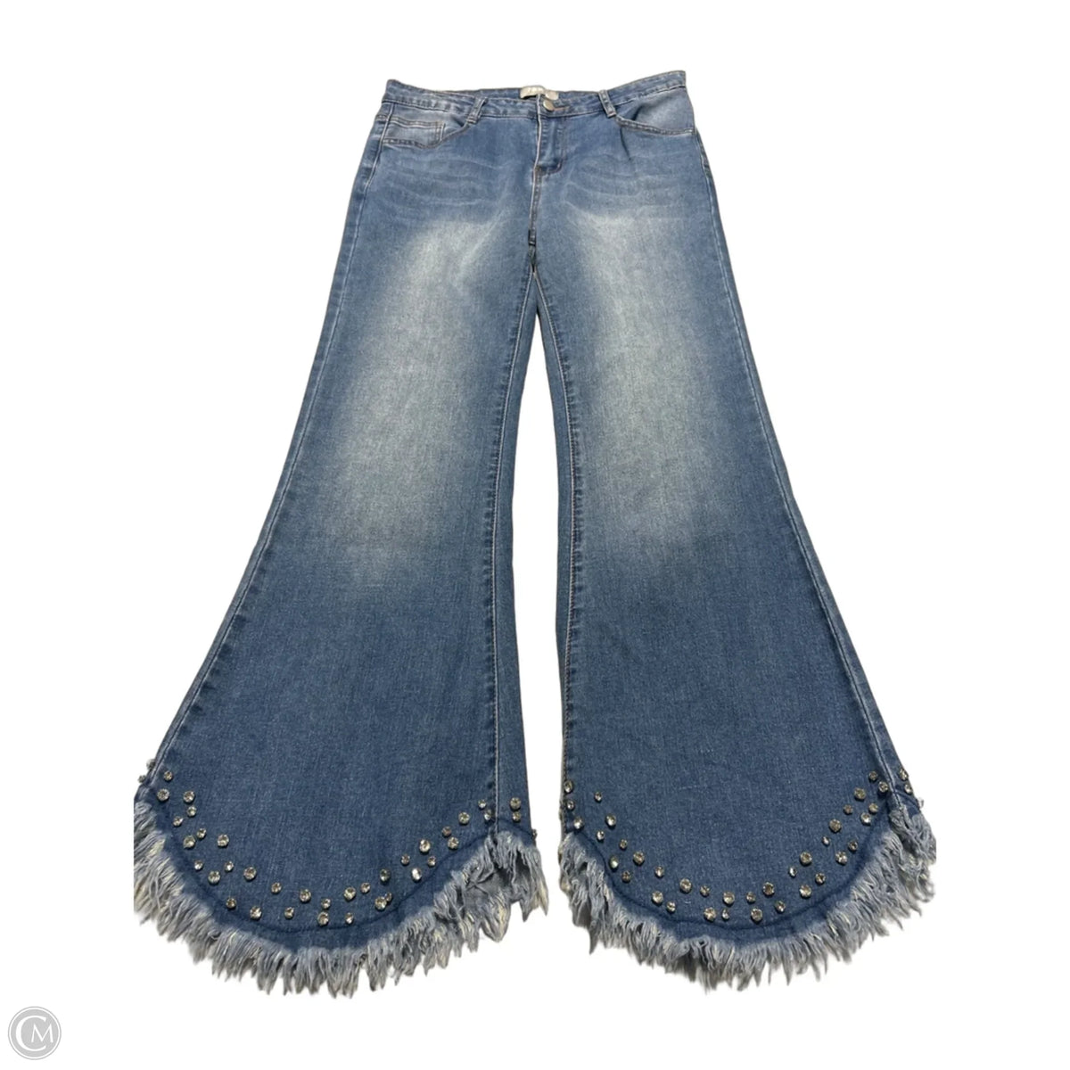 Jeans Boot Cut By Blue B In Blue Denim, Size: 8