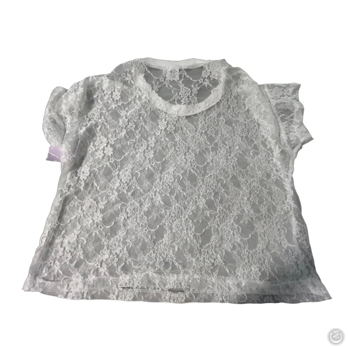 Top Short Sleeve By Cmc In White, Size: S