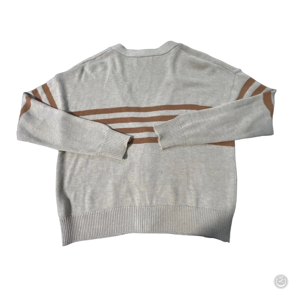 Cardigan By Evereve In Brown & Tan, Size: M