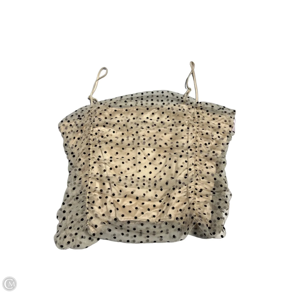 Tank Top By Loft In Black & Tan, Size: L