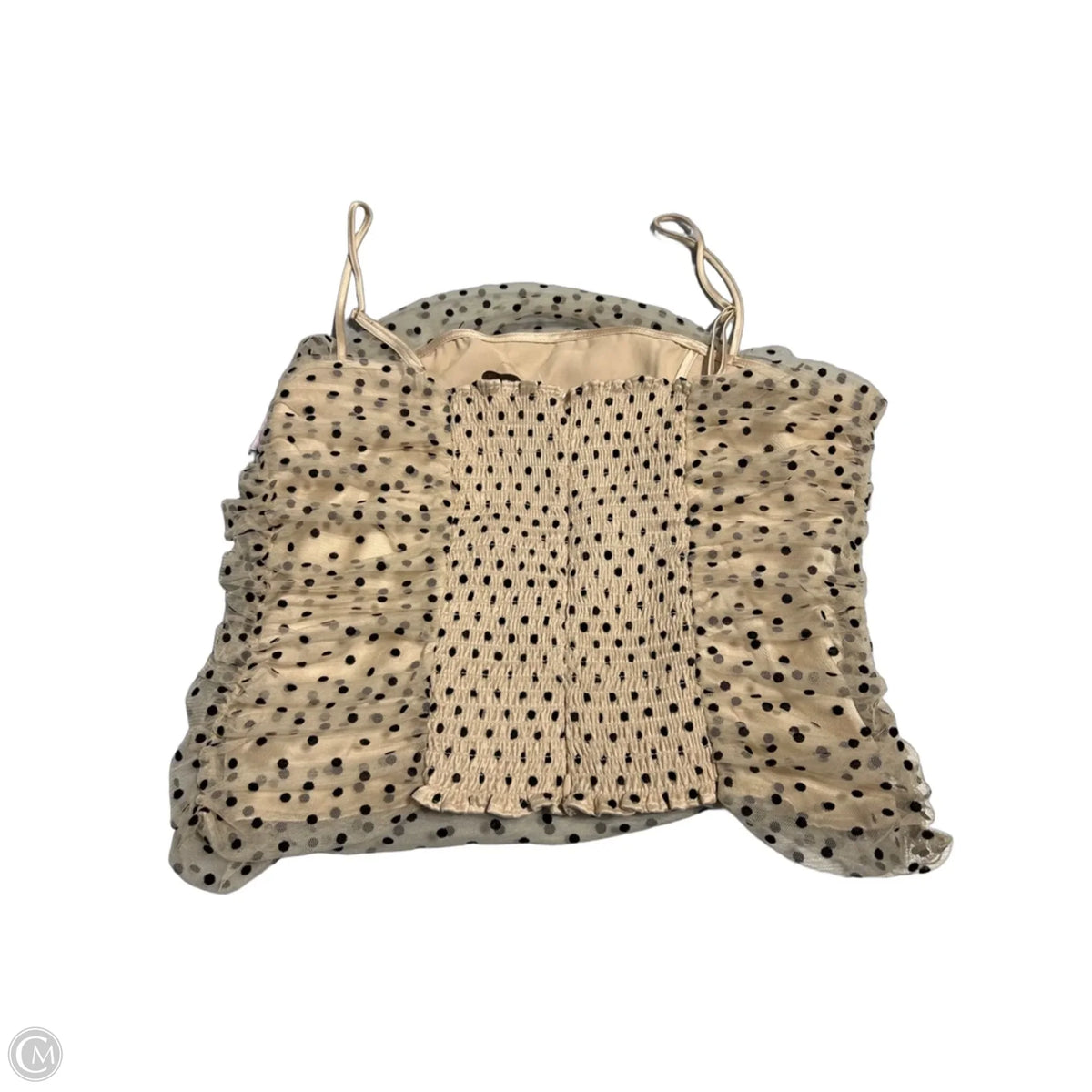 Tank Top By Loft In Black & Tan, Size: L