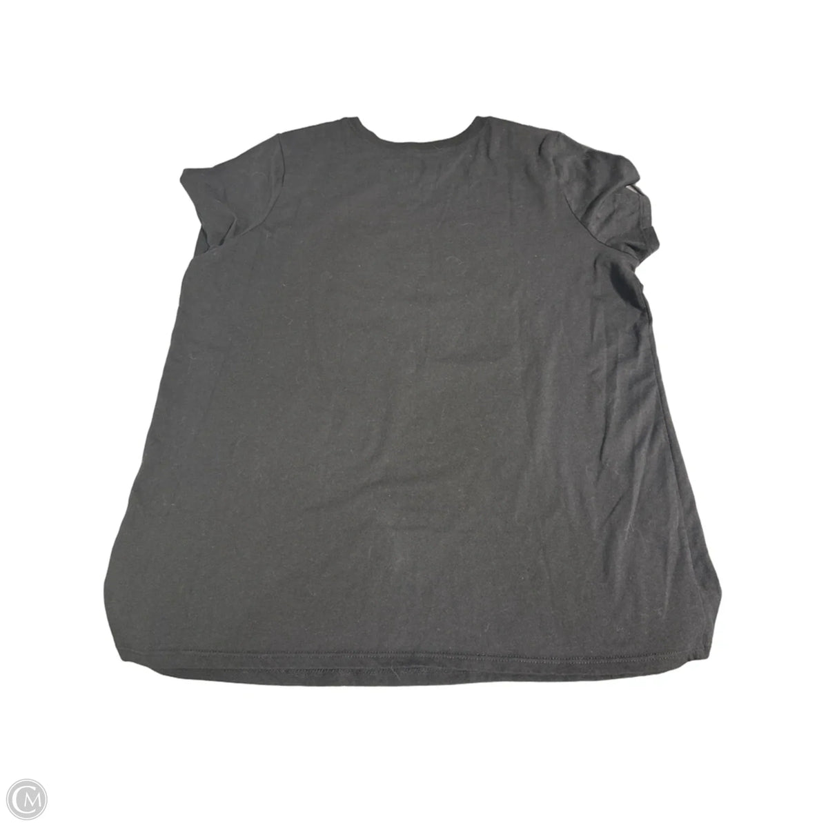 Top Short Sleeve By Cmc In Black, Size: M