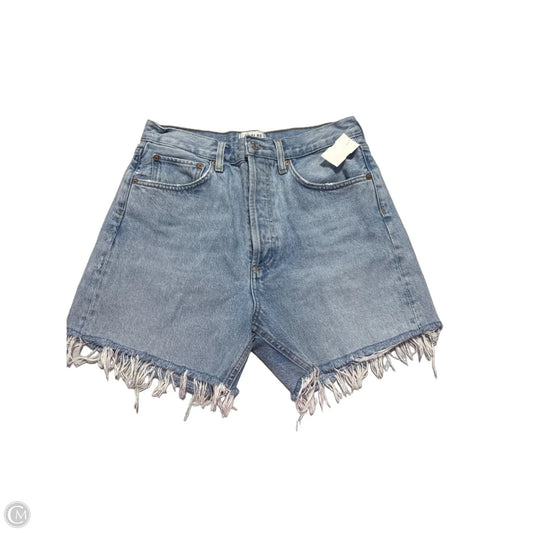 Shorts Designer By Agolde In Blue Denim, Size: 4