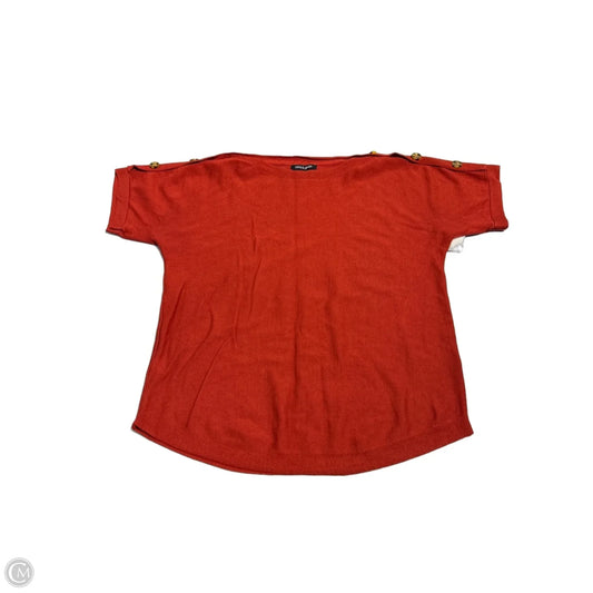 Top Short Sleeve By Cable And Gauge In Red, Size: M
