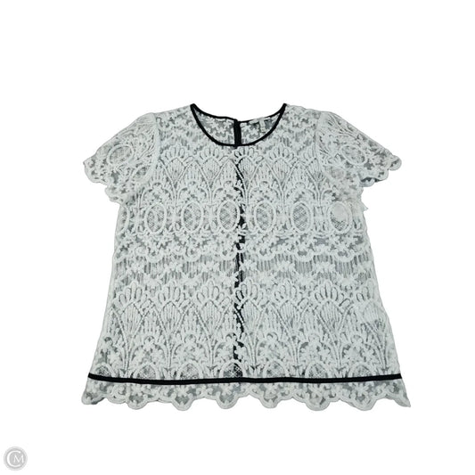 Top Short Sleeve By Joie In White, Size: S