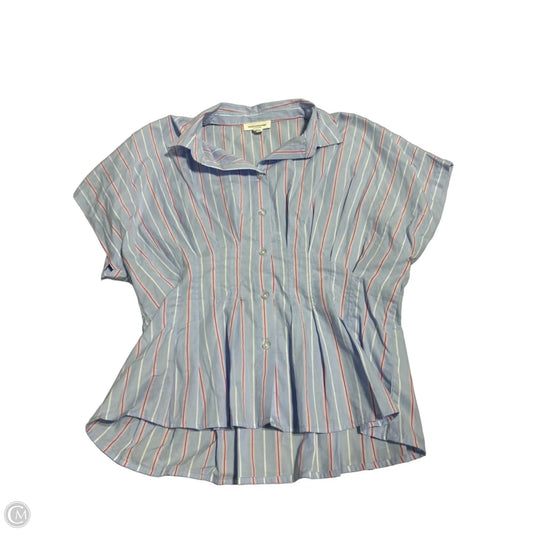 Top Short Sleeve By Beachlunchlounge In Blue, Size: S