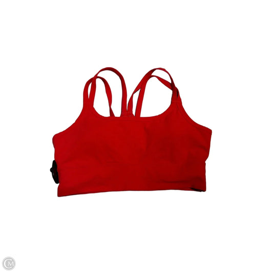 Athletic Bra By Fabletics In Red, Size: M