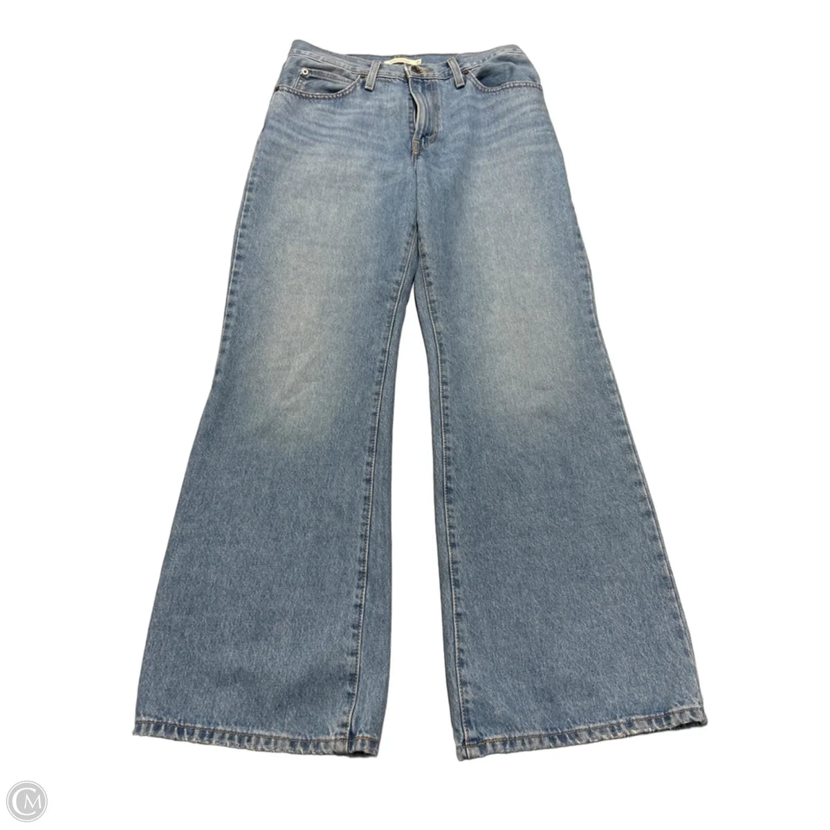 Jeans Boot Cut By Levis In Blue Denim, Size: 4