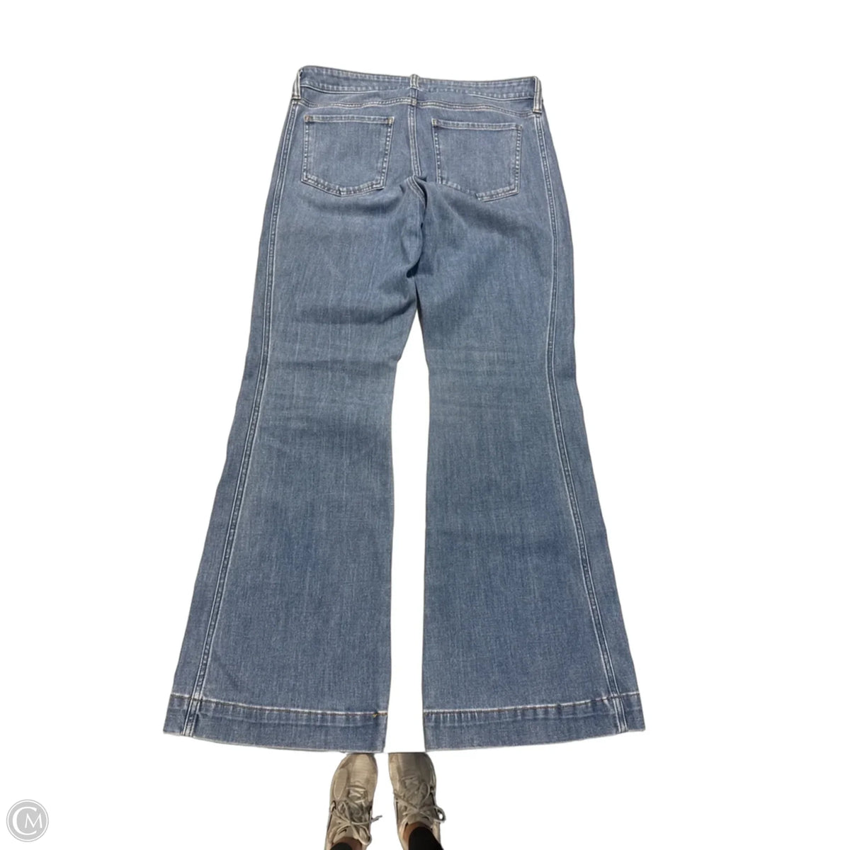 Jeans Boot Cut By Kut In Blue Denim, Size: 14