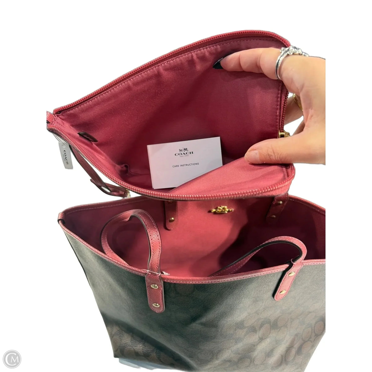 Handbag Designer By Coach, Size: Large