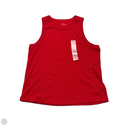Tank Top By Old Navy In Red, Size: Xl