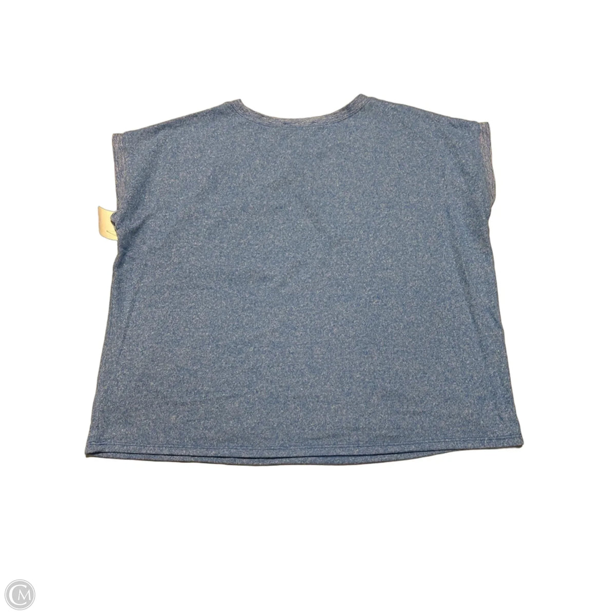 Top Short Sleeve By Zenana In Blue, Size: L