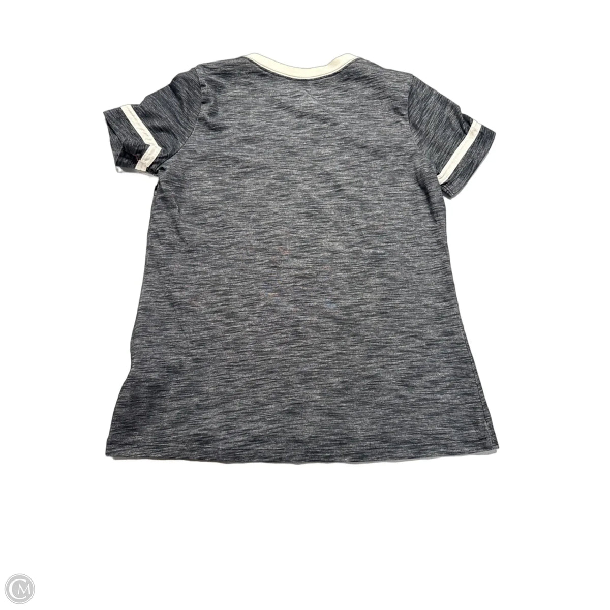 Top Short Sleeve By Nike In Grey, Size: M