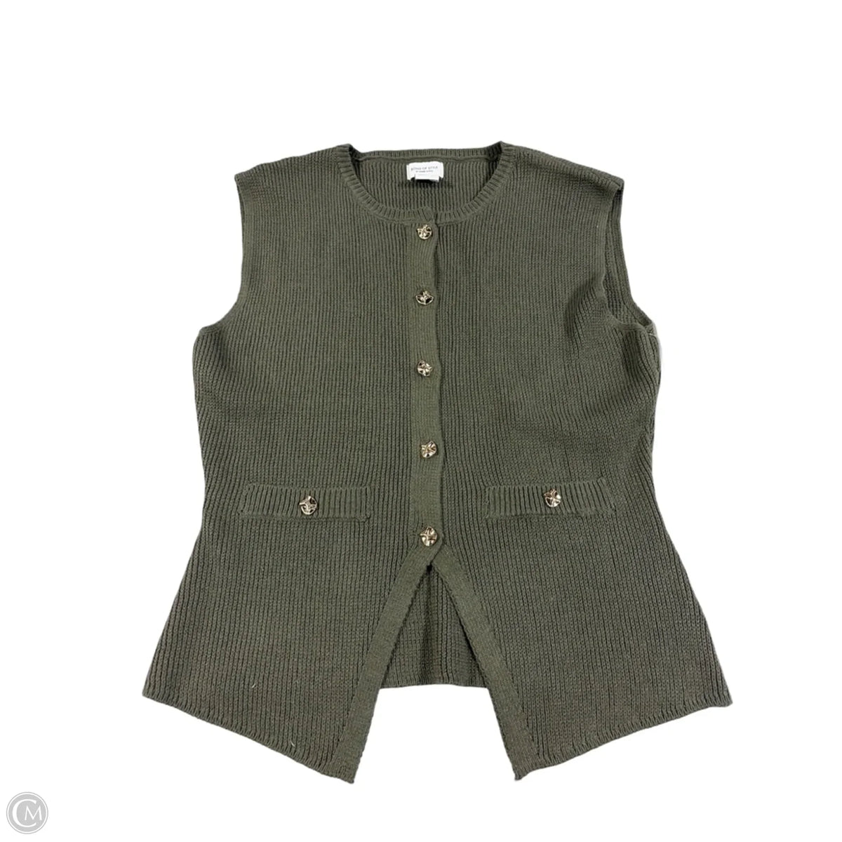 Vest Other By Cmc In Green, Size: L
