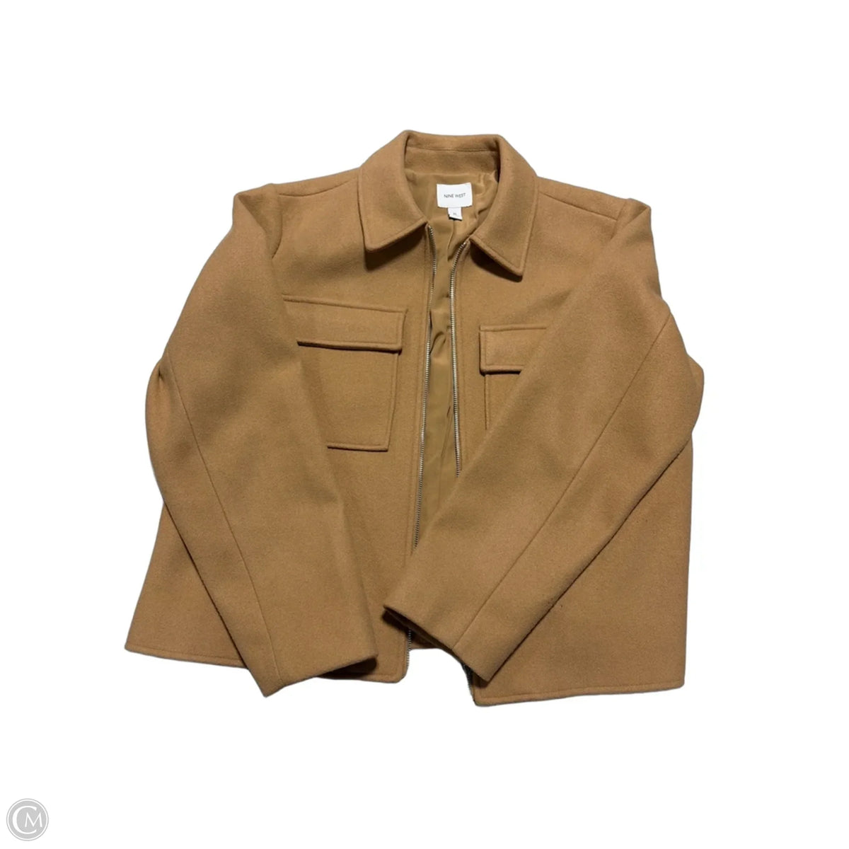 Jacket Other By Nine West In Tan, Size: Xl
