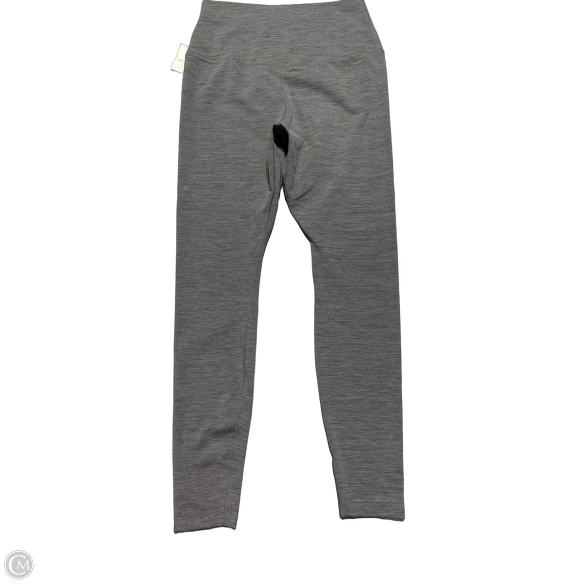 Athletic Leggings By Nike In Grey, Size: M