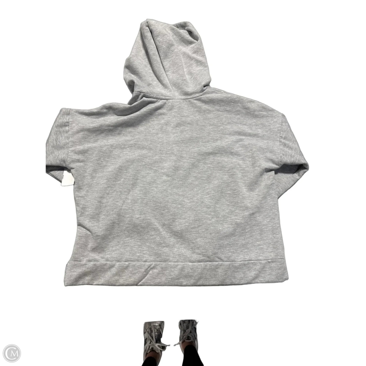 Top Long Sleeve By Bobeau In Grey, Size: M