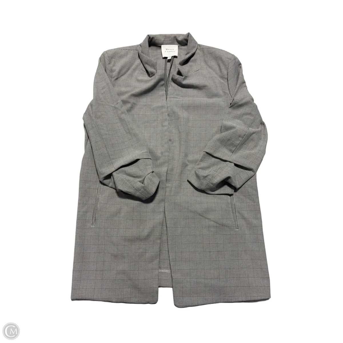 Blazer By Maison Damelie In Black & White, Size: Xl