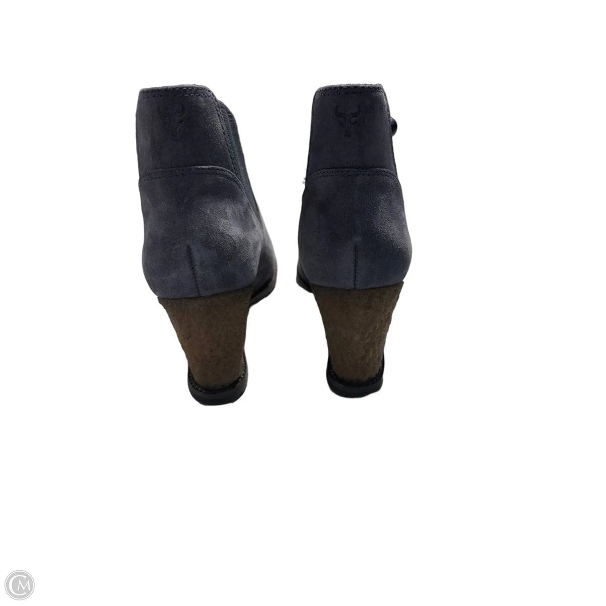 Boots Ankle Flats By Cma In Grey, Size: 8.5