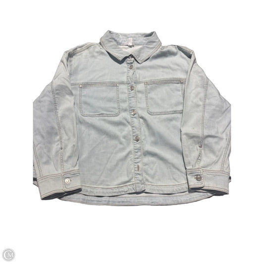 Jacket Denim By Tribal In Blue Denim, Size: 3x