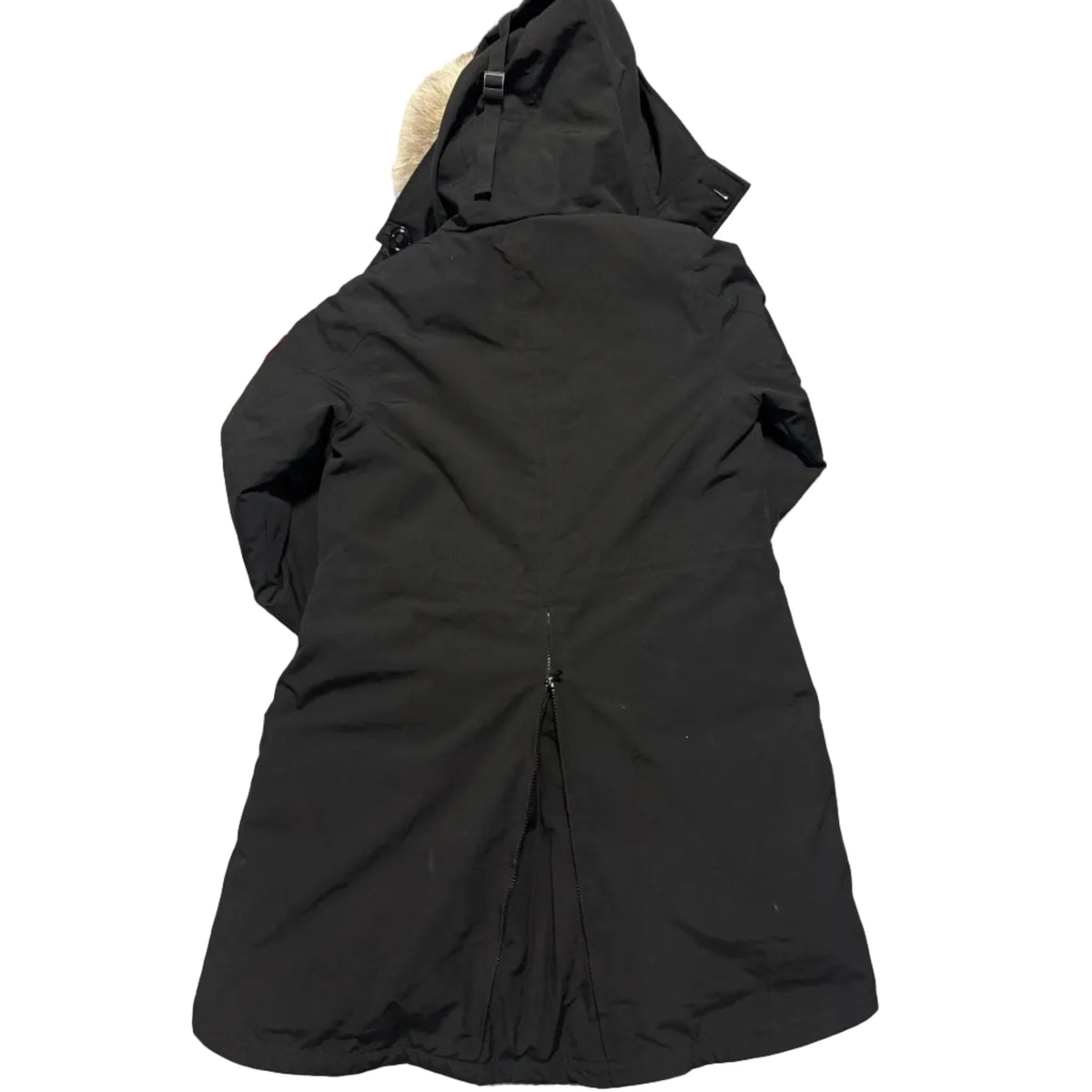 Coat Luxury Designer By Canada Goose In Black, Size: M