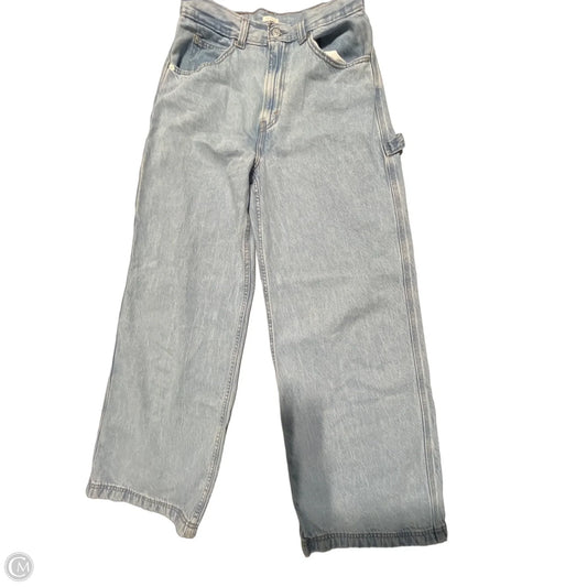 Jeans Wide Leg By Levis In Blue Denim, Size: 4