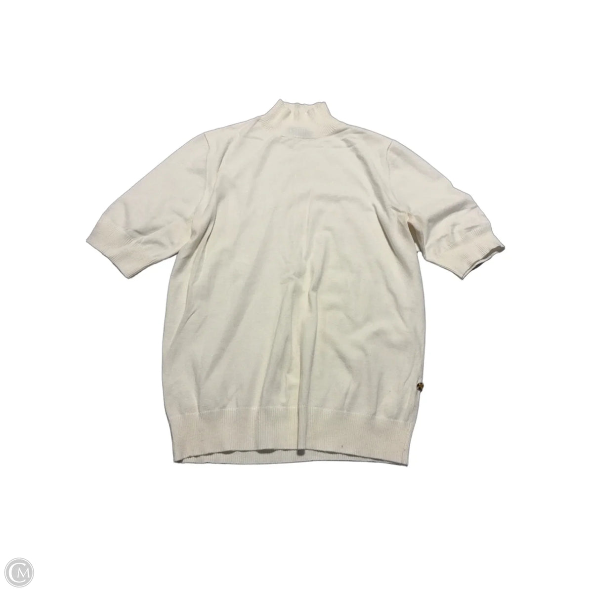 Top Short Sleeve By Yest In Cream, Size: M