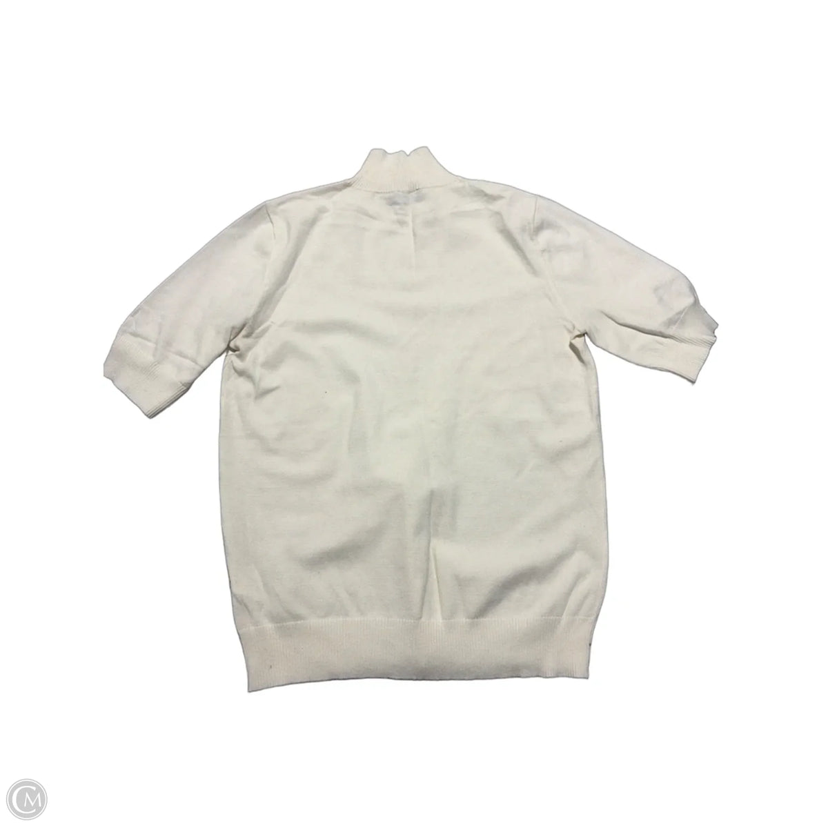 Top Short Sleeve By Yest In Cream, Size: M
