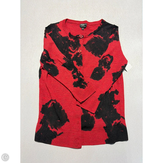 Top Long Sleeve By Talbots In Red, Size: M