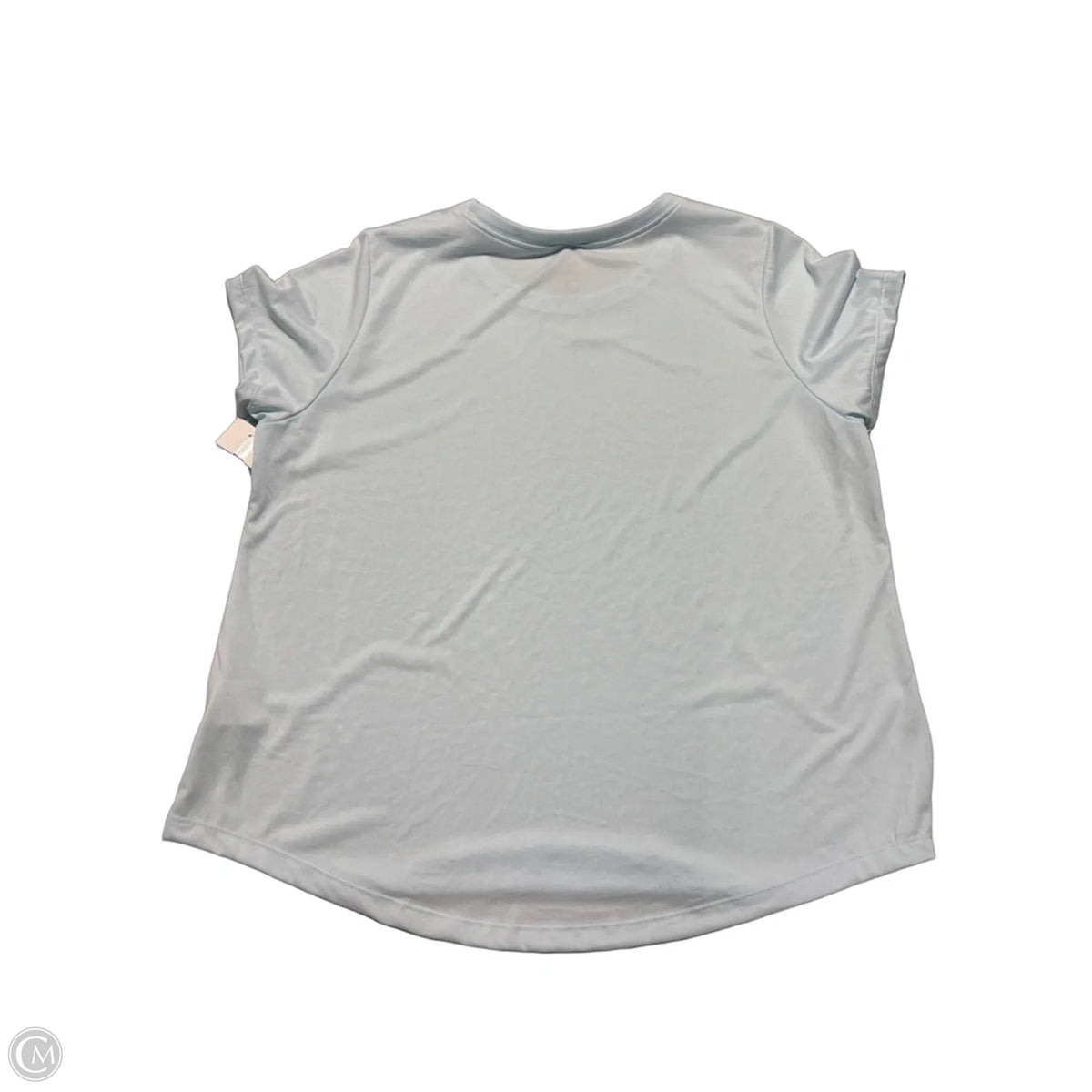 Athletic Top Short Sleeve By Nike In Blue, Size: 1x