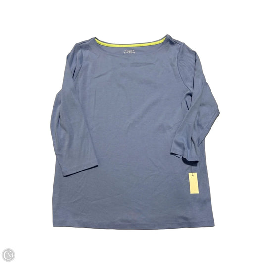 Top 3/4 Sleeve By Talbots In Blue, Size: 1x