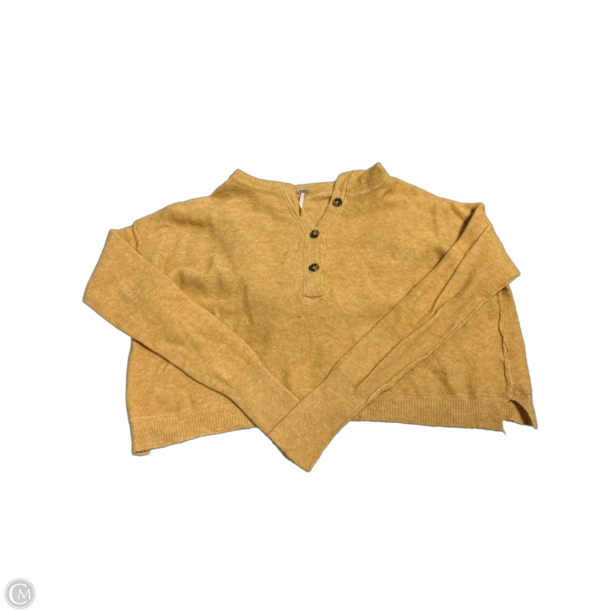 Sweater By Free People In Yellow, Size: M